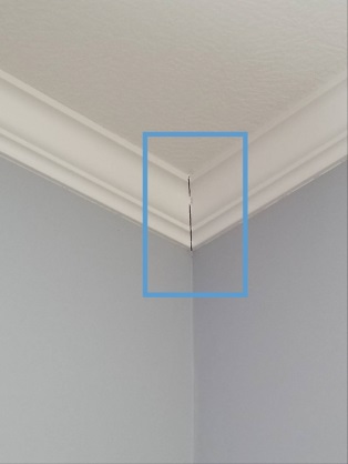 Image result for crown molding separating winter